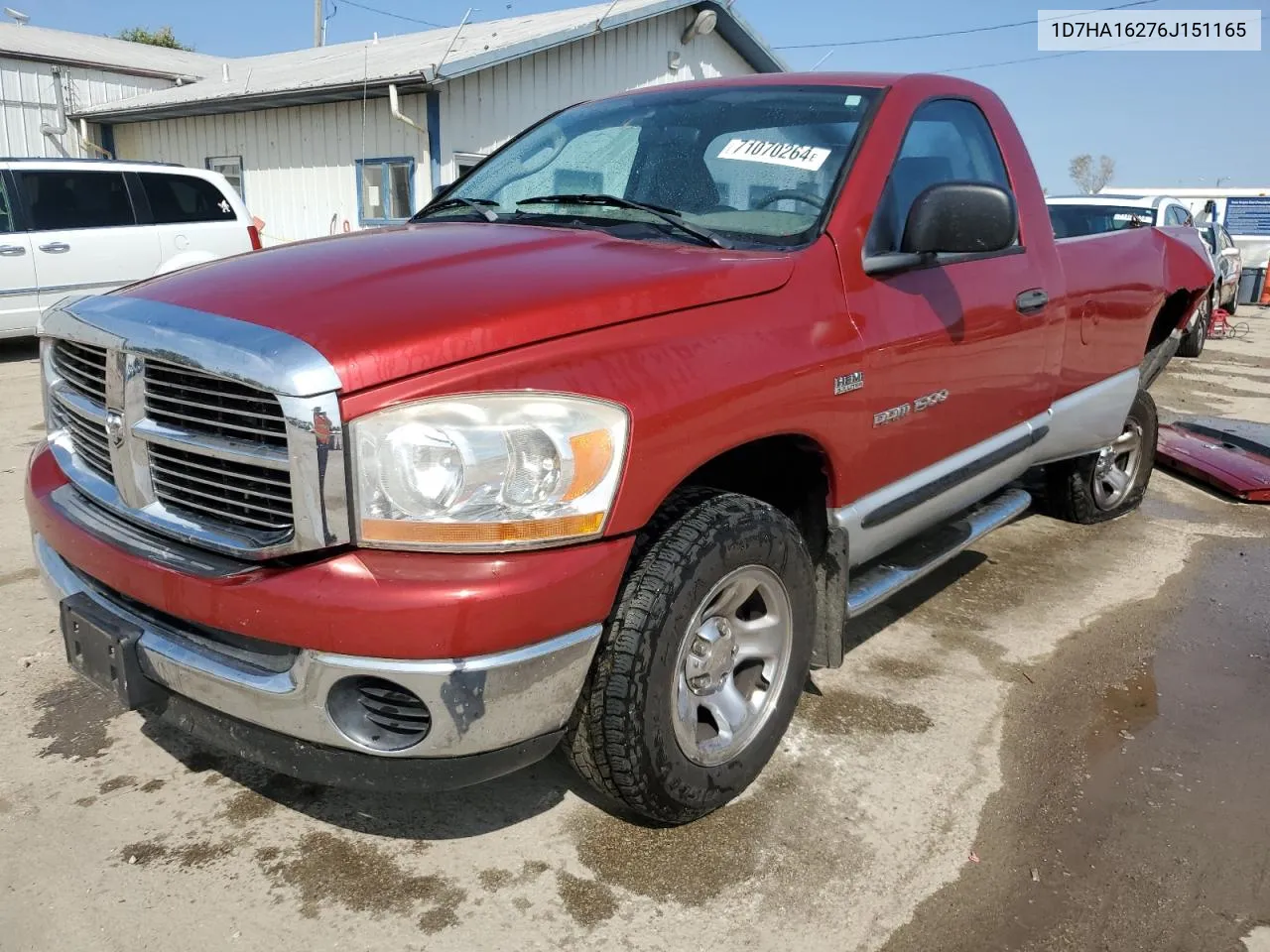 1D7HA16276J151165 2006 Dodge Ram 1500 St