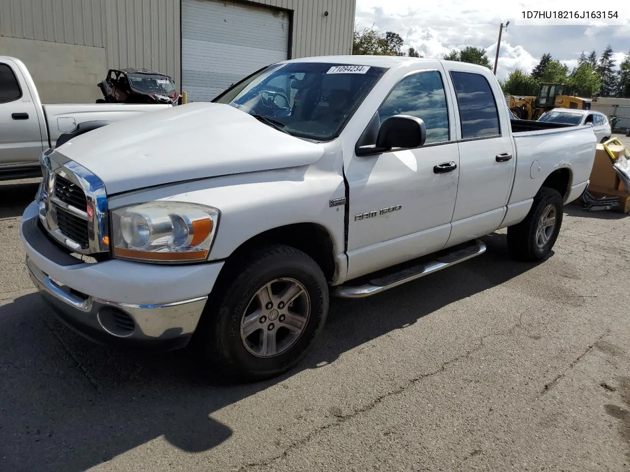 2006 Dodge Ram 1500 St VIN: 1D7HU18216J163154 Lot: 71094234