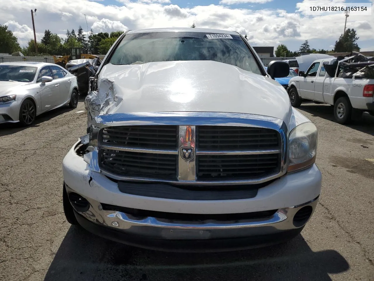 2006 Dodge Ram 1500 St VIN: 1D7HU18216J163154 Lot: 71094234