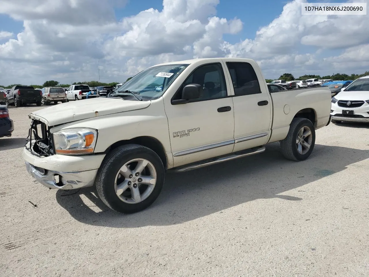 2006 Dodge Ram 1500 St VIN: 1D7HA18NX6J200690 Lot: 71260944