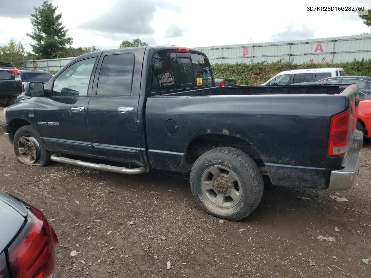 2006 Dodge Ram 2500 St VIN: 3D7KR28D16G282760 Lot: 71433104