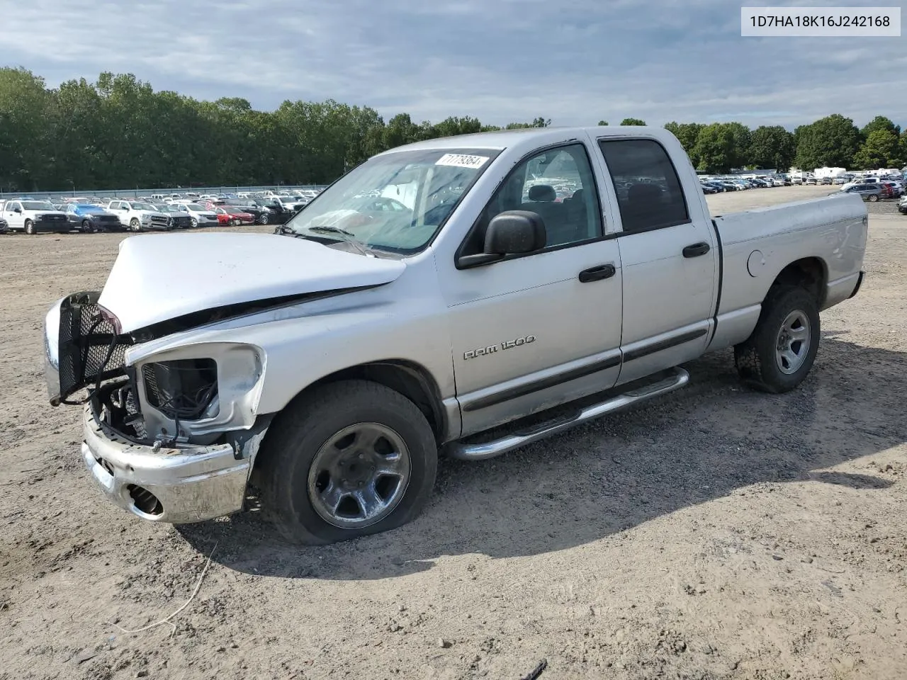 2006 Dodge Ram 1500 St VIN: 1D7HA18K16J242168 Lot: 71779364