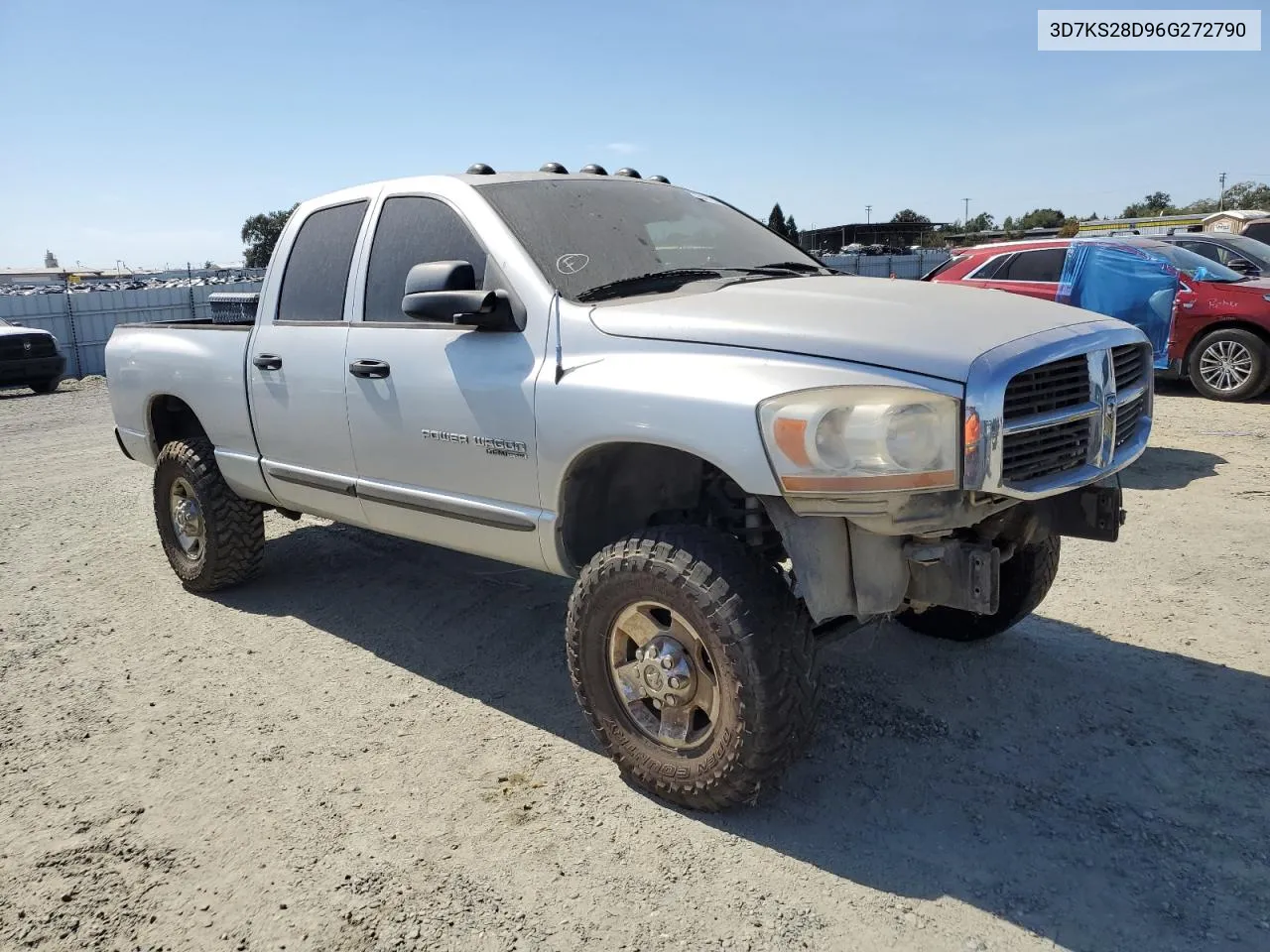 2006 Dodge Ram 2500 St VIN: 3D7KS28D96G272790 Lot: 72048774