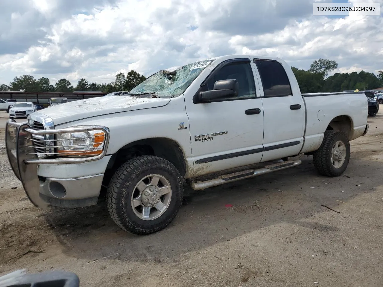 2006 Dodge Ram 2500 St VIN: 1D7KS28C96J234997 Lot: 72061684