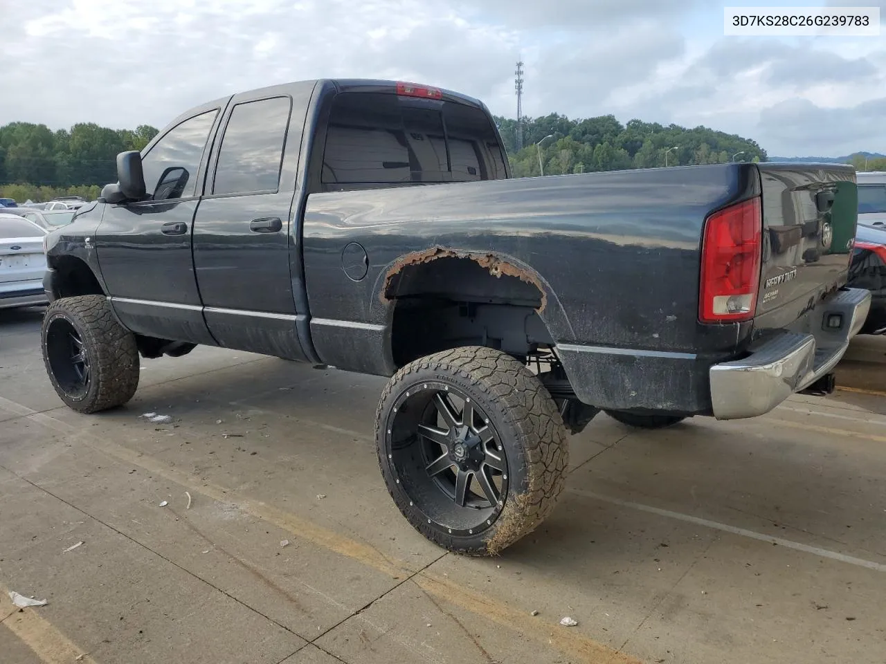 2006 Dodge Ram 2500 St VIN: 3D7KS28C26G239783 Lot: 72365094