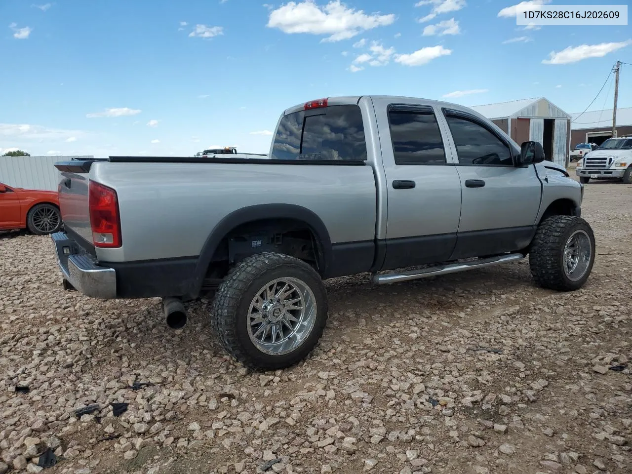 2006 Dodge Ram 2500 St VIN: 1D7KS28C16J202609 Lot: 72392964