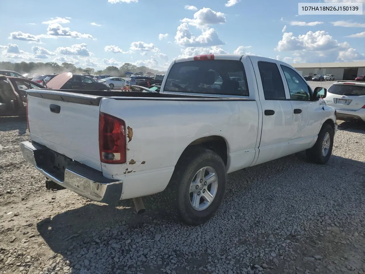 2006 Dodge Ram 1500 St VIN: 1D7HA18N26J150139 Lot: 72446344