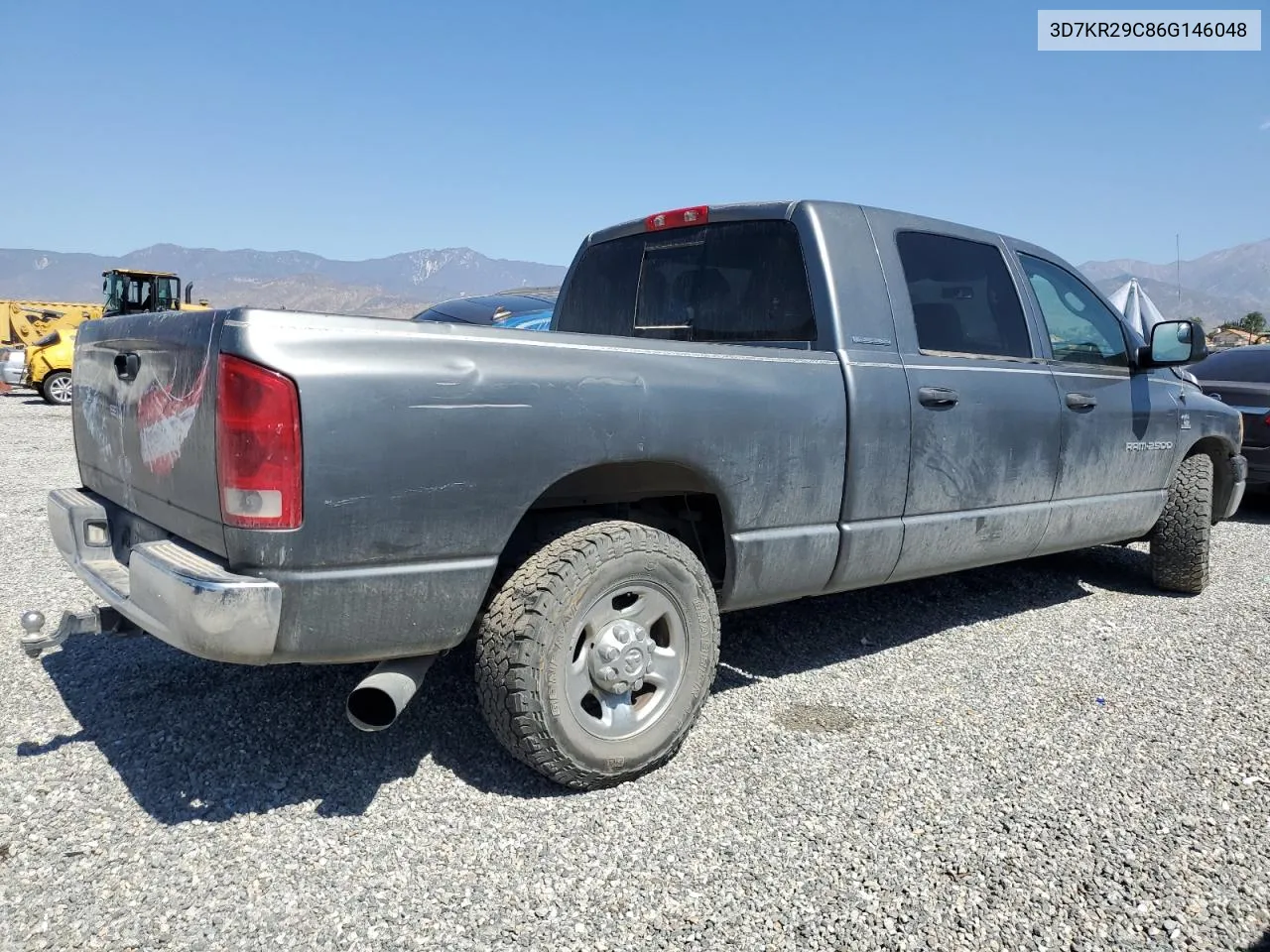 2006 Dodge Ram 2500 VIN: 3D7KR29C86G146048 Lot: 72478674