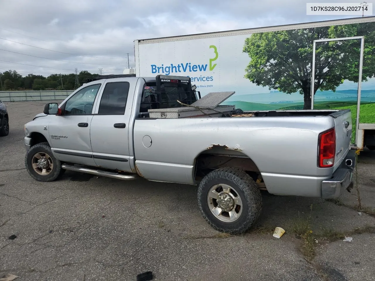 2006 Dodge Ram 2500 St VIN: 1D7KS28C96J202714 Lot: 72511904