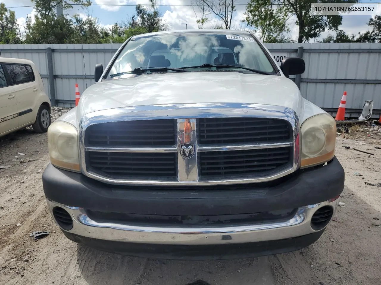 2006 Dodge Ram 1500 St VIN: 1D7HA18N76S653157 Lot: 72517324