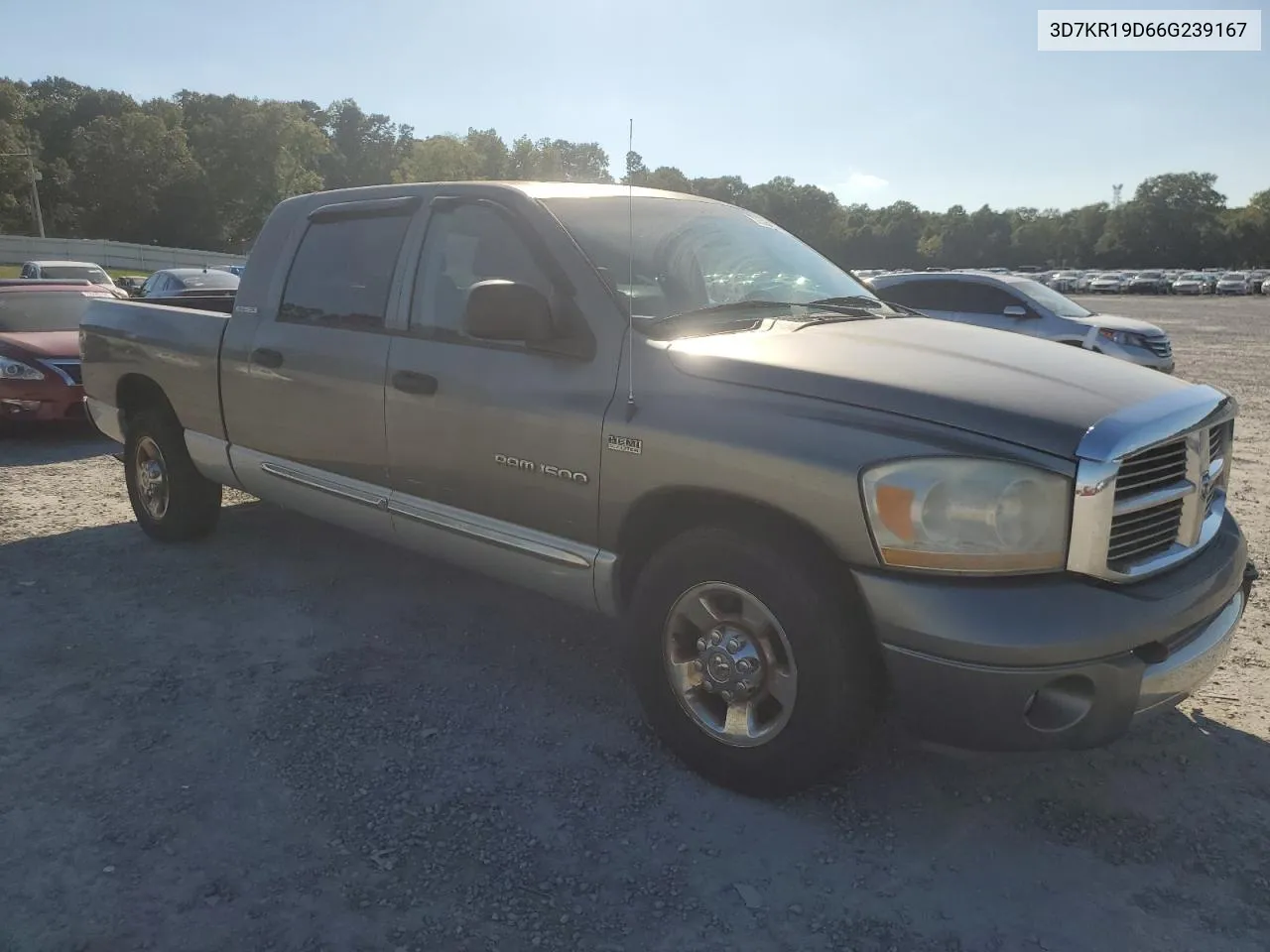 2006 Dodge Ram 1500 VIN: 3D7KR19D66G239167 Lot: 72525934