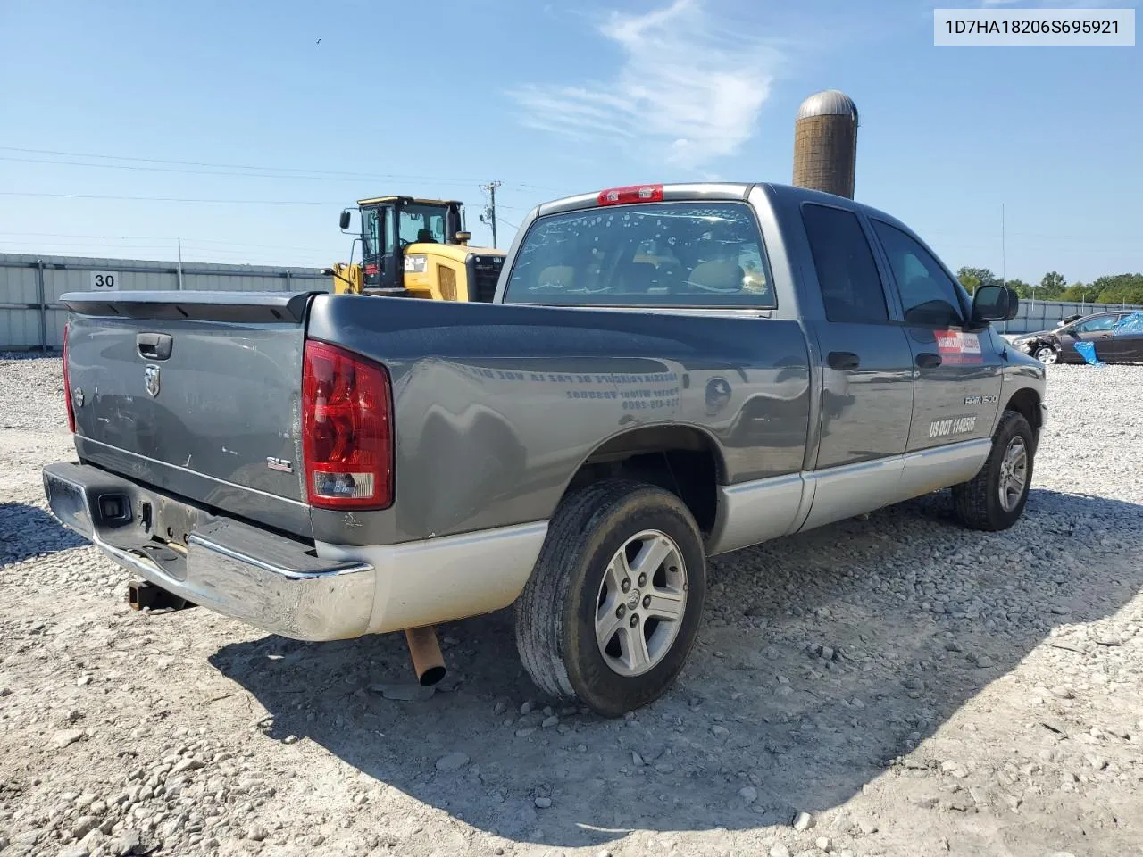 2006 Dodge Ram 1500 St VIN: 1D7HA18206S695921 Lot: 72694194