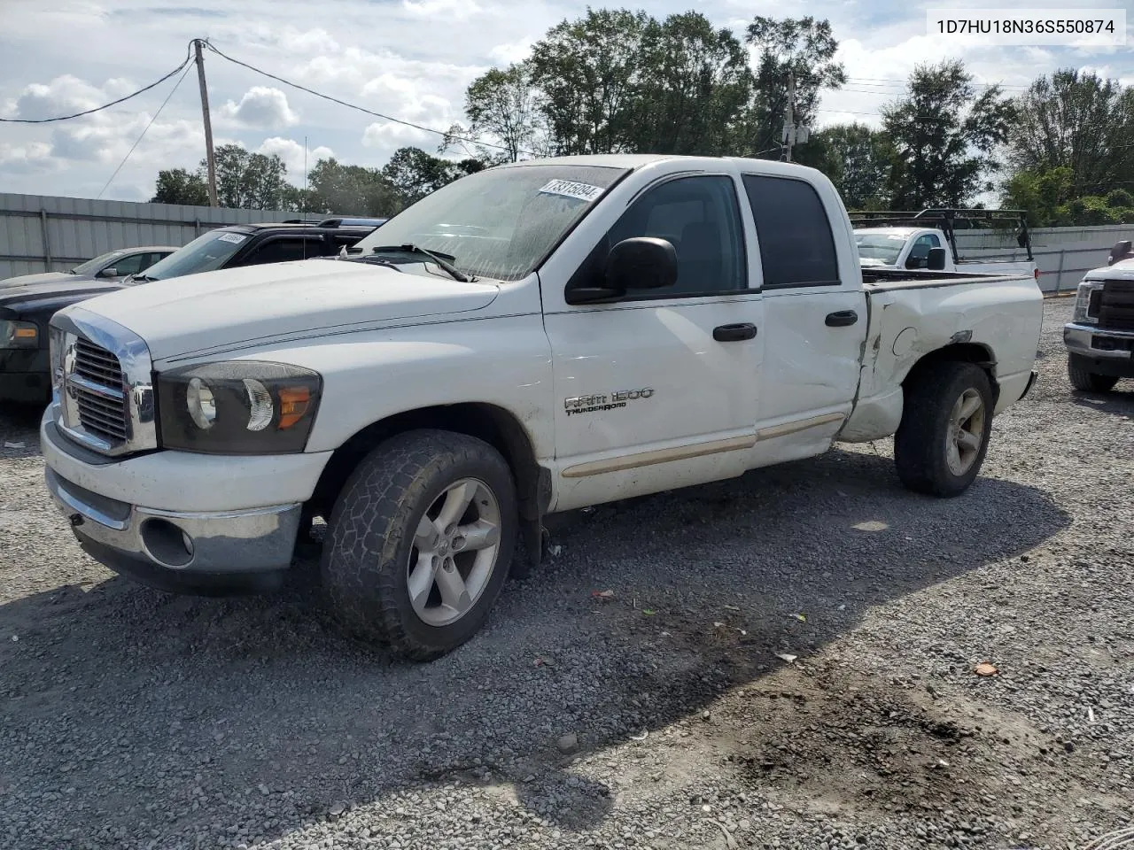 2006 Dodge Ram 1500 St VIN: 1D7HU18N36S550874 Lot: 73315094