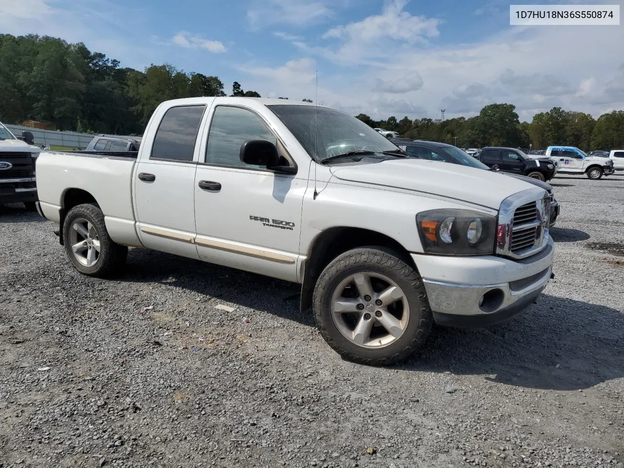 2006 Dodge Ram 1500 St VIN: 1D7HU18N36S550874 Lot: 73315094