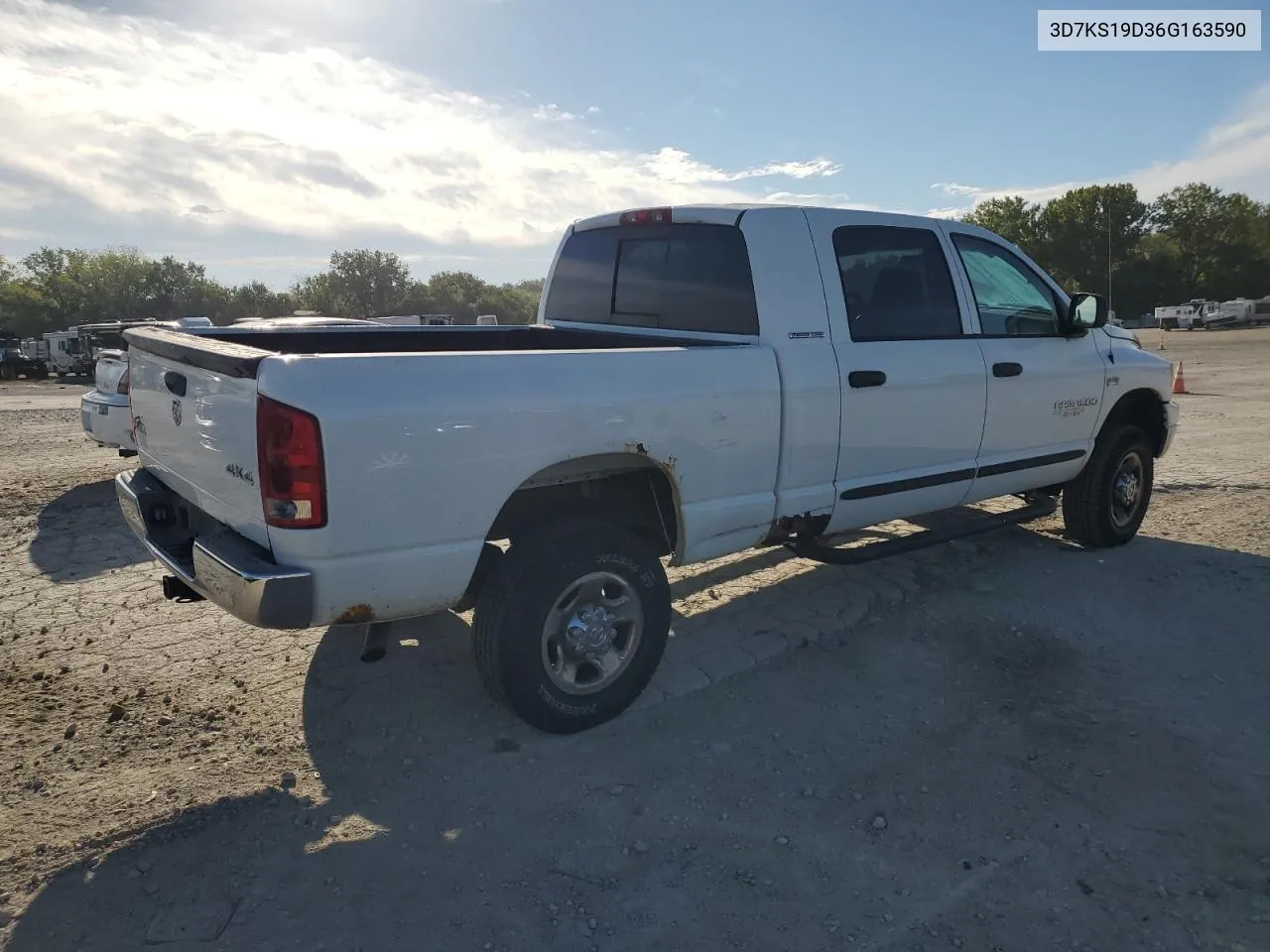 2006 Dodge Ram 1500 VIN: 3D7KS19D36G163590 Lot: 73554524