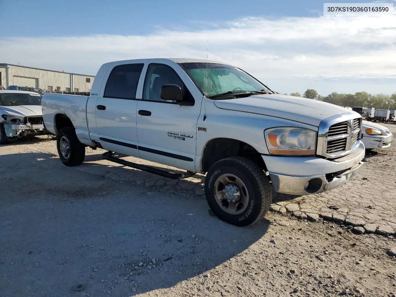 2006 Dodge Ram 1500 VIN: 3D7KS19D36G163590 Lot: 73554524