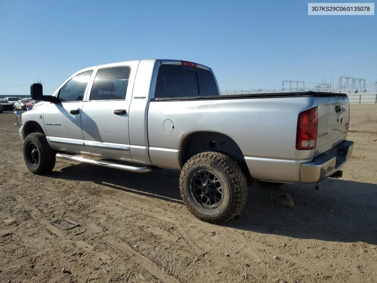 2006 Dodge Ram 2500 VIN: 3D7KS29C06G135078 Lot: 73793354