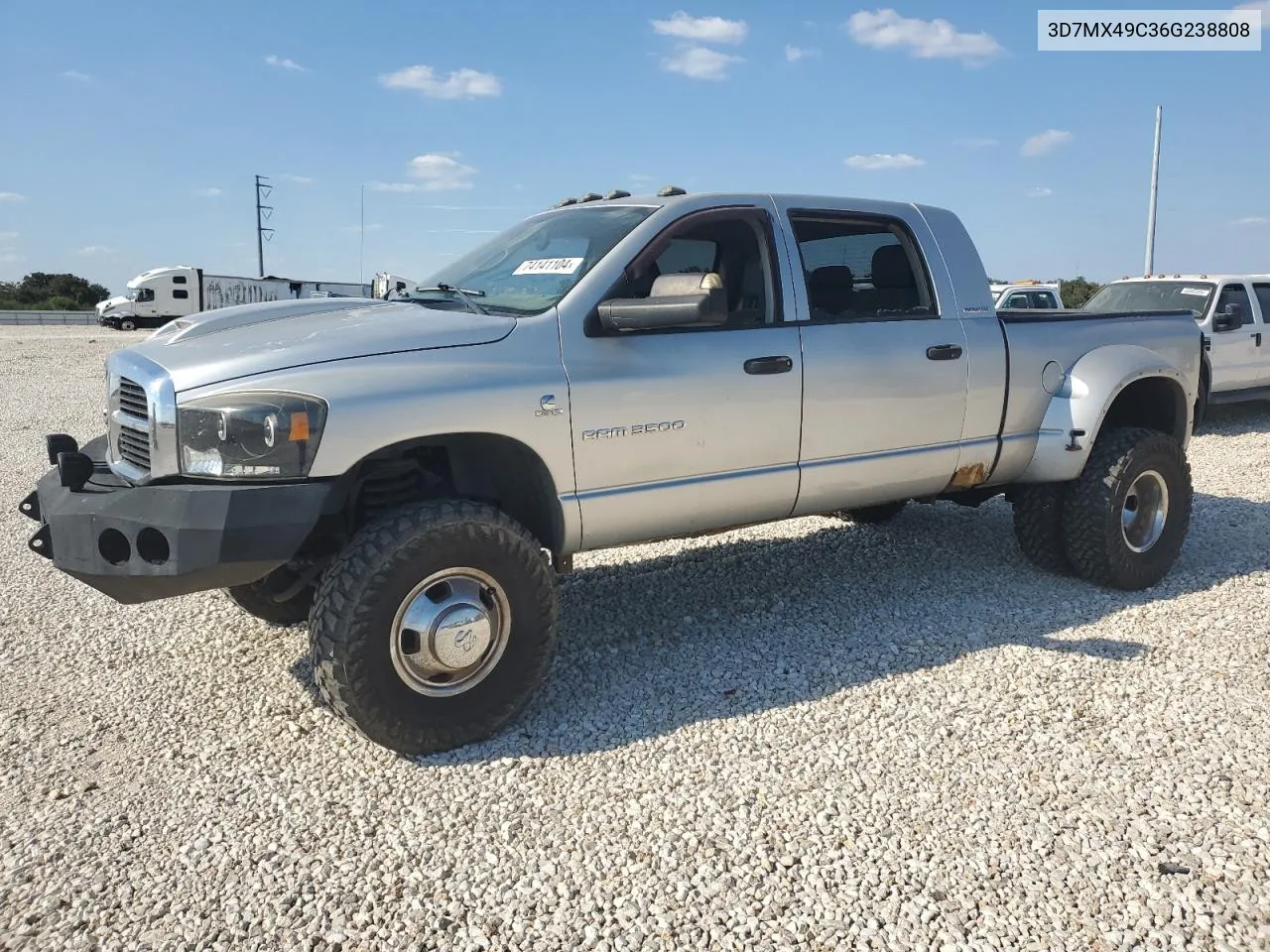 2006 Dodge Ram 3500 VIN: 3D7MX49C36G238808 Lot: 74141104