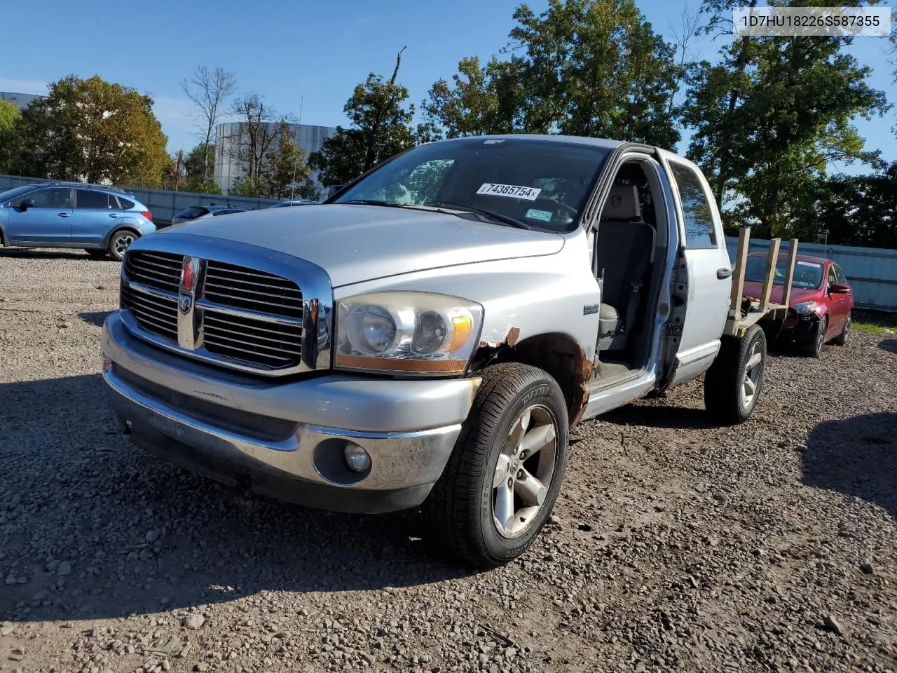 2006 Dodge Ram 1500 St VIN: 1D7HU18226S587355 Lot: 74385754