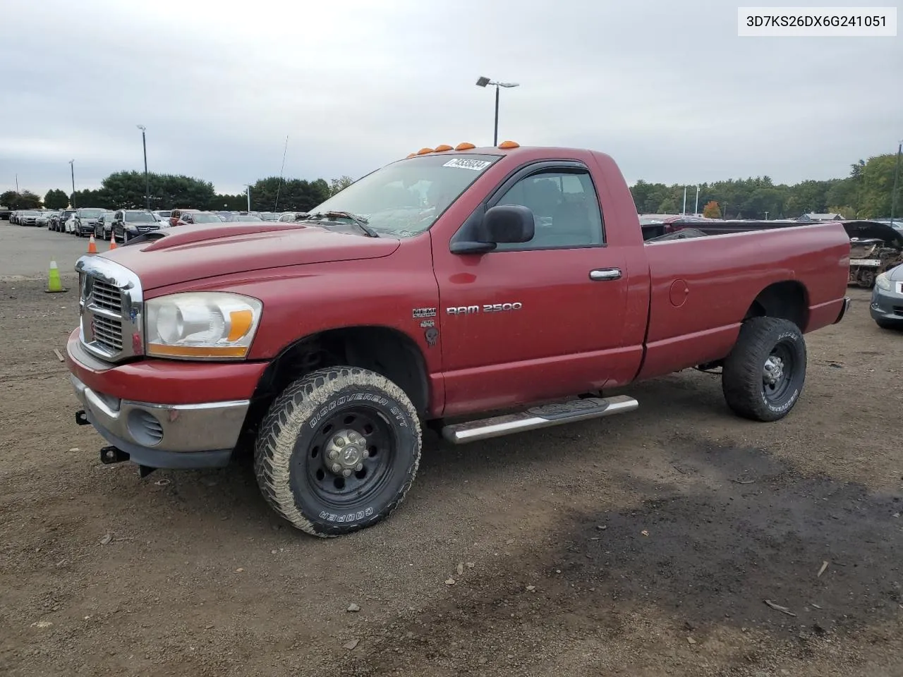 2006 Dodge Ram 2500 St VIN: 3D7KS26DX6G241051 Lot: 74535034