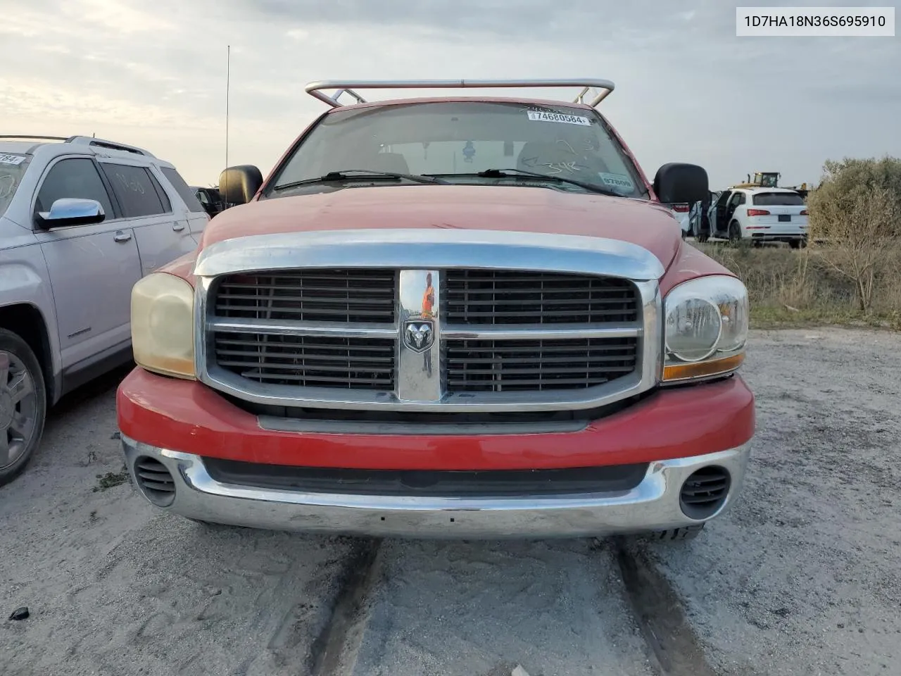 2006 Dodge Ram 1500 St VIN: 1D7HA18N36S695910 Lot: 74680584