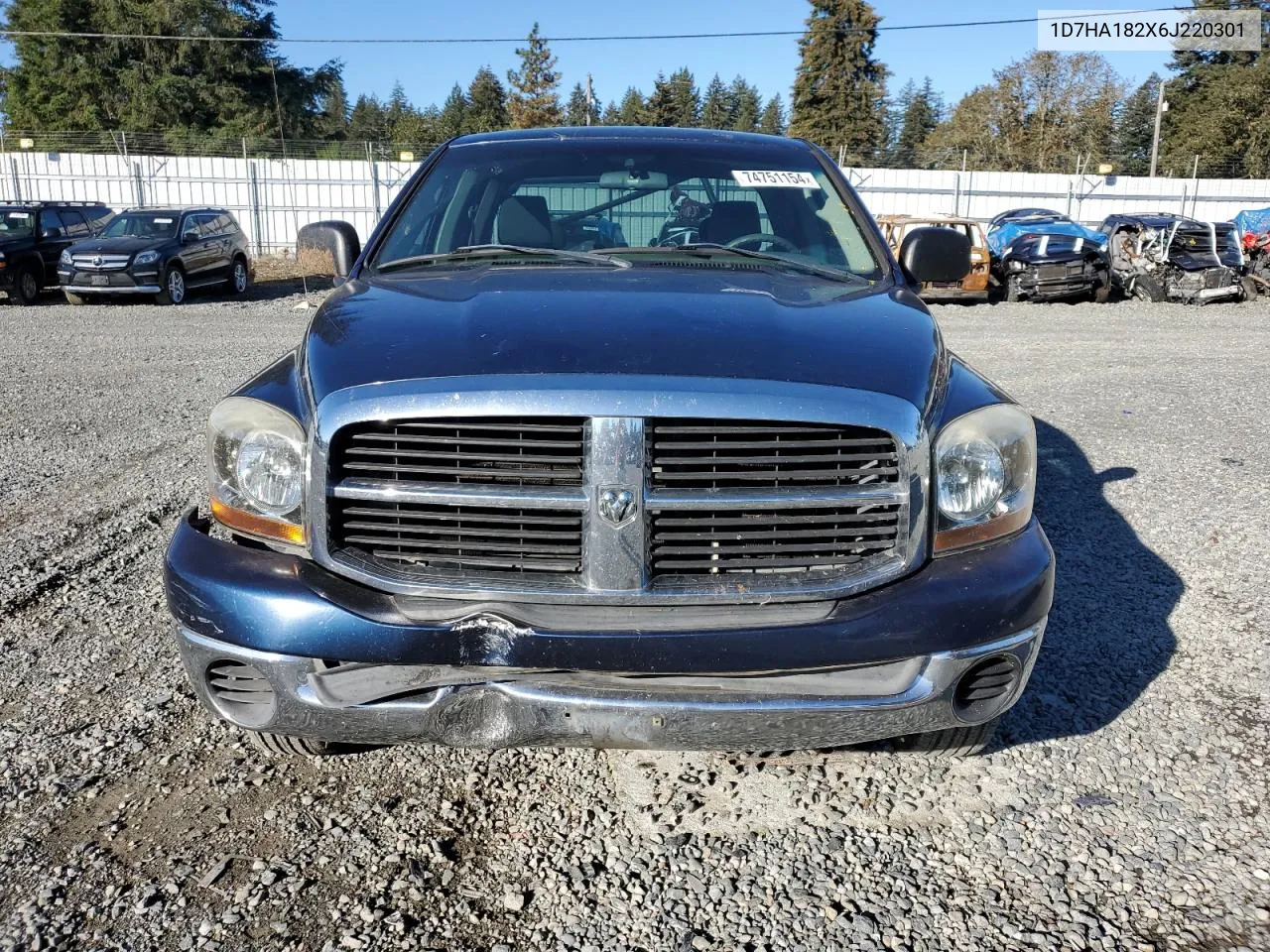 2006 Dodge Ram 1500 St VIN: 1D7HA182X6J220301 Lot: 74751154