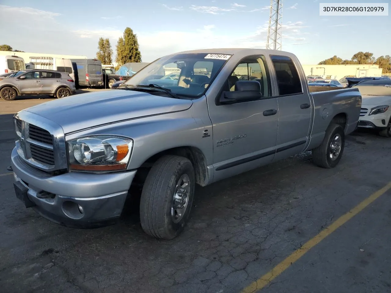 2006 Dodge Ram 2500 St VIN: 3D7KR28C06G120979 Lot: 74775474