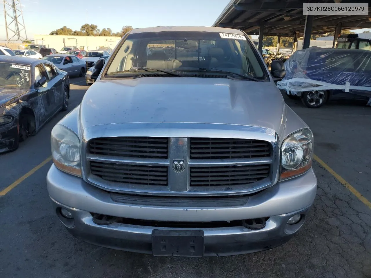 2006 Dodge Ram 2500 St VIN: 3D7KR28C06G120979 Lot: 74775474