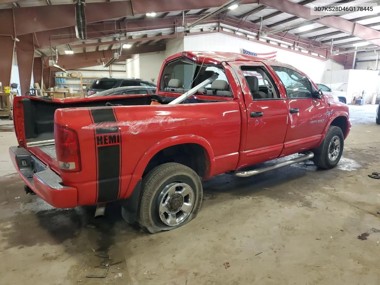 2006 Dodge Ram 2500 St VIN: 3D7KS28D46G178445 Lot: 74795694