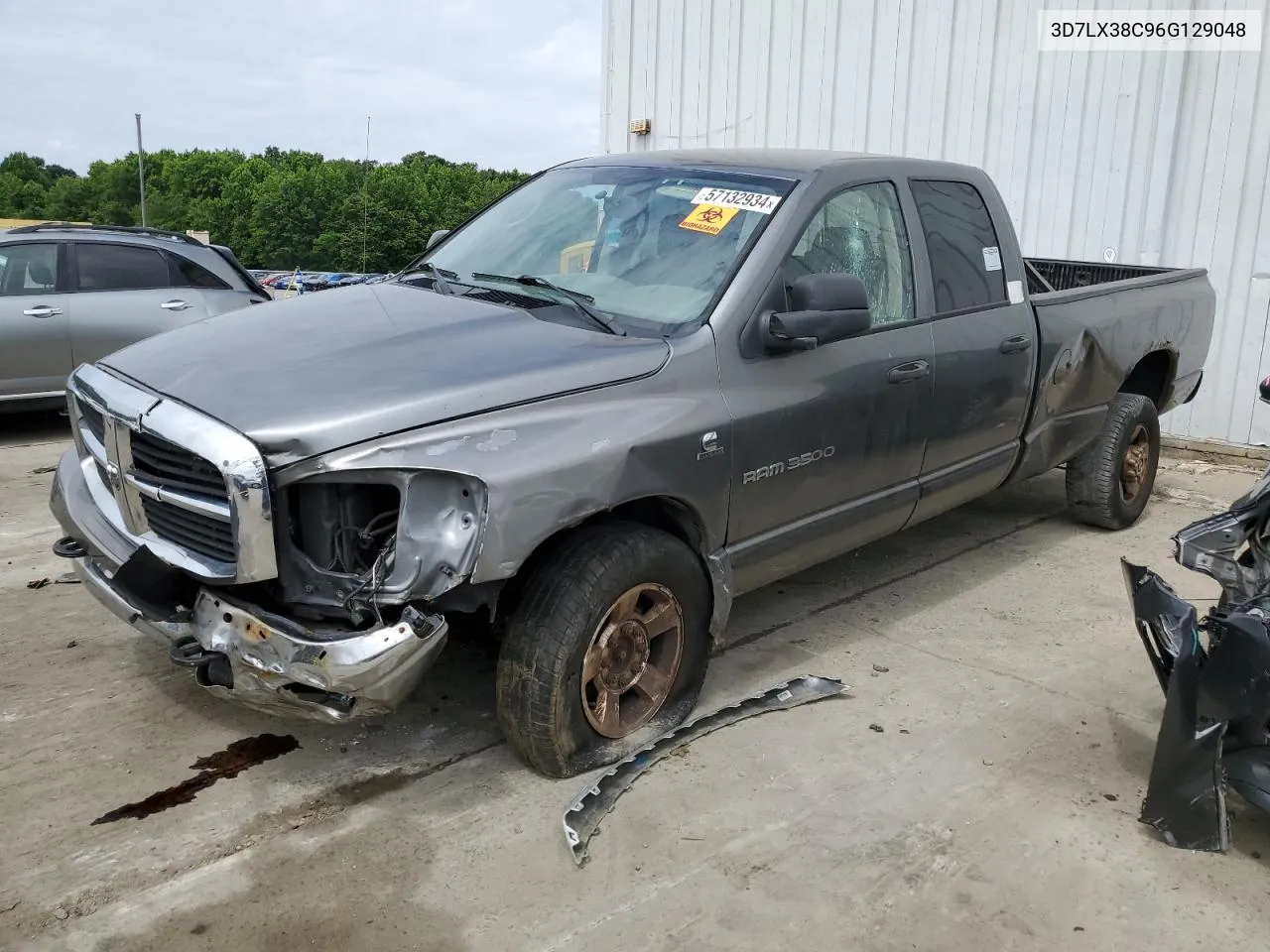 2006 Dodge Ram 3500 S VIN: 3D7LX38C96G129048 Lot: 74814824