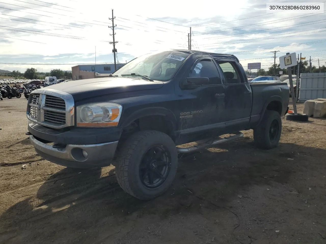 2006 Dodge Ram 2500 St VIN: 3D7KS28D86G283960 Lot: 75065894