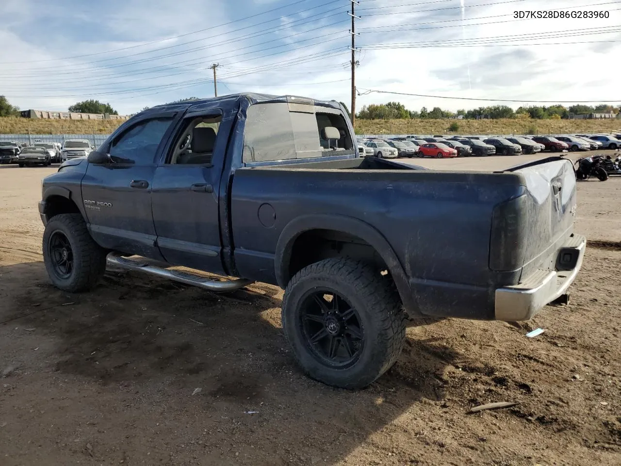 2006 Dodge Ram 2500 St VIN: 3D7KS28D86G283960 Lot: 75065894