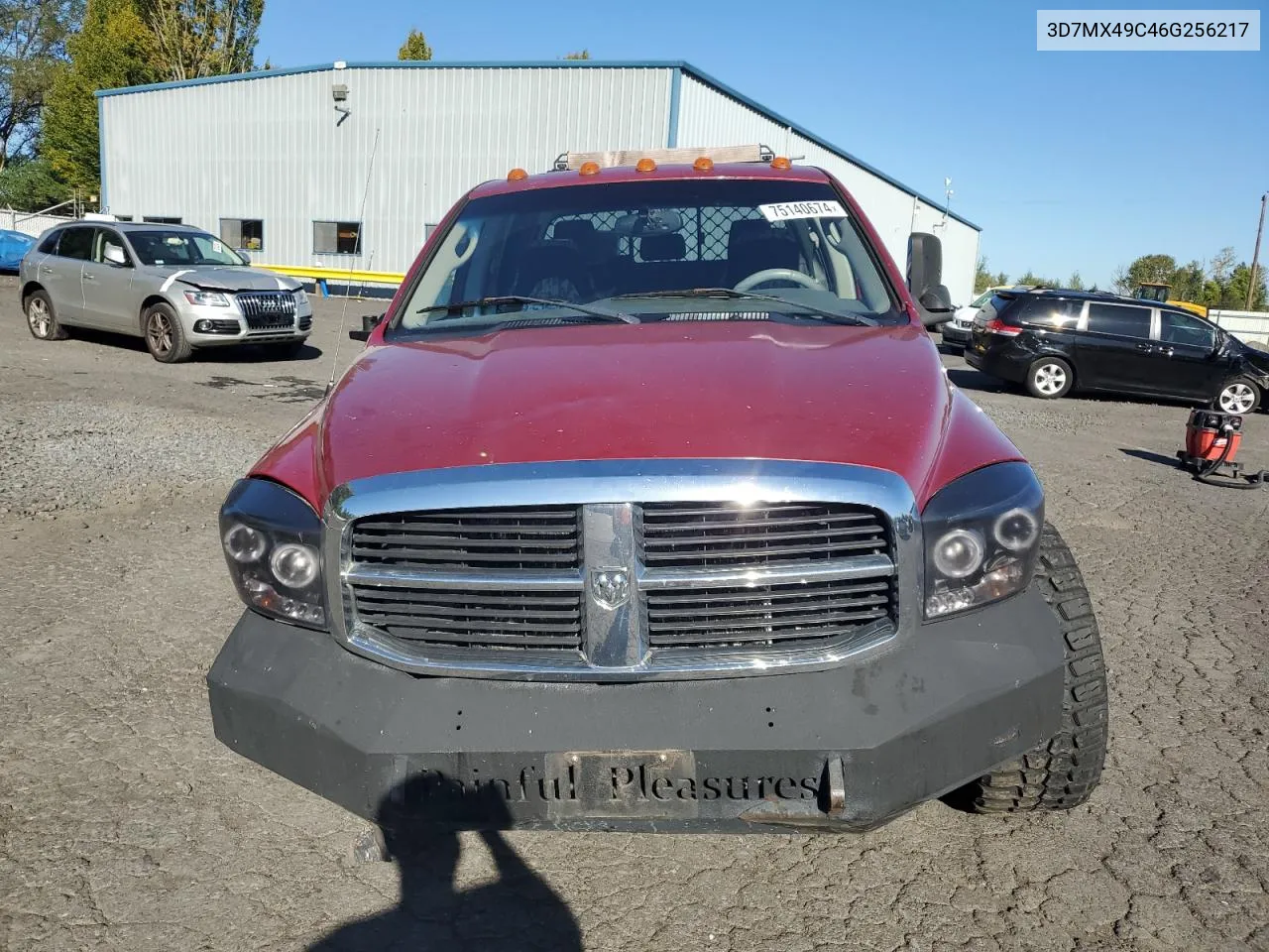 2006 Dodge Ram 3500 VIN: 3D7MX49C46G256217 Lot: 75140674