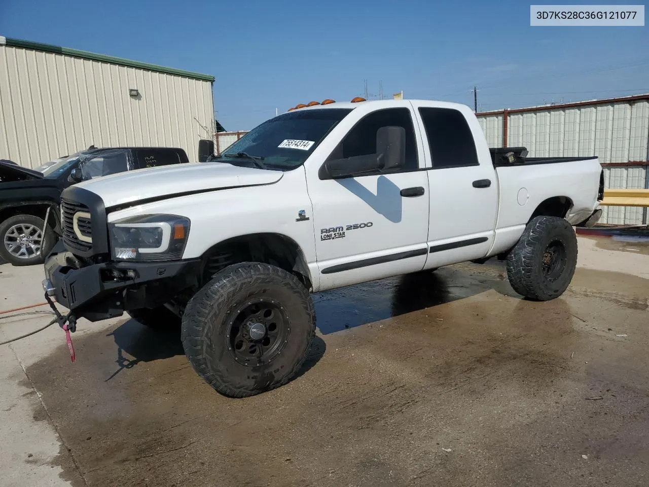 2006 Dodge Ram 2500 St VIN: 3D7KS28C36G121077 Lot: 75514314