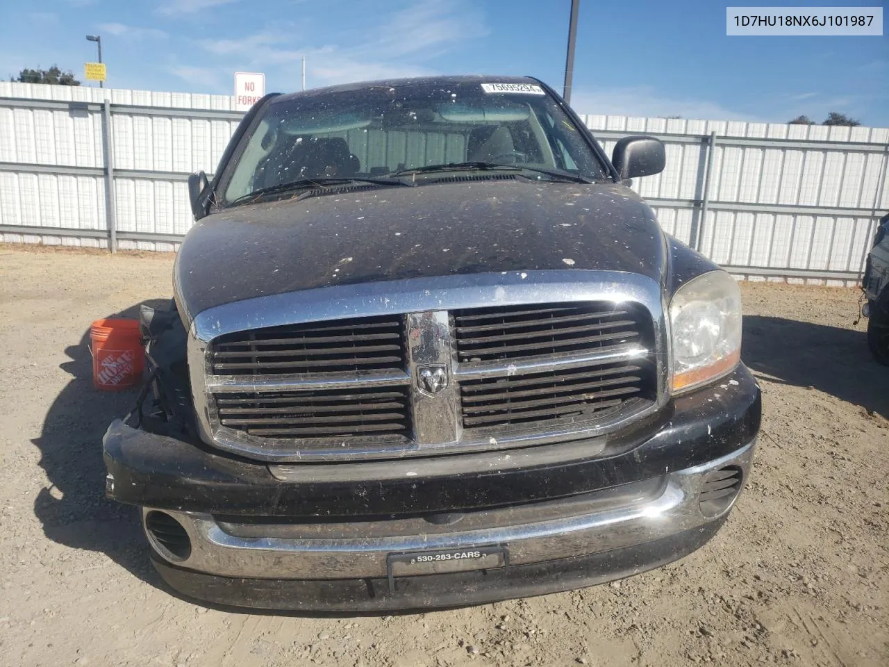 2006 Dodge Ram 1500 St VIN: 1D7HU18NX6J101987 Lot: 75695294