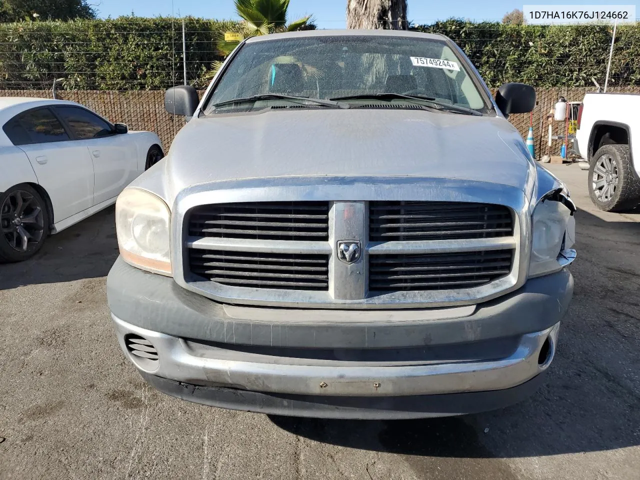 1D7HA16K76J124662 2006 Dodge Ram 1500 St