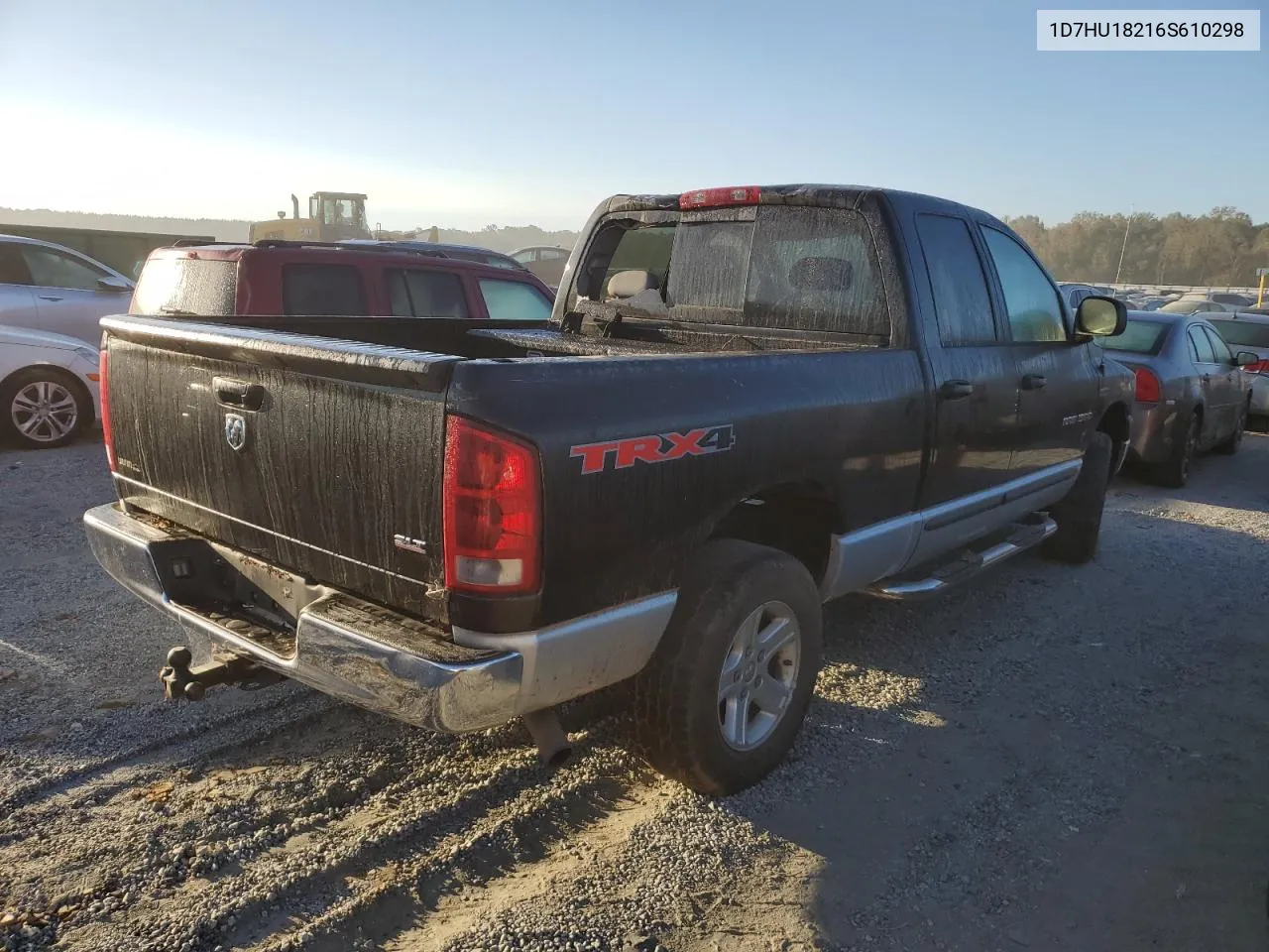 2006 Dodge Ram 1500 St VIN: 1D7HU18216S610298 Lot: 75779194