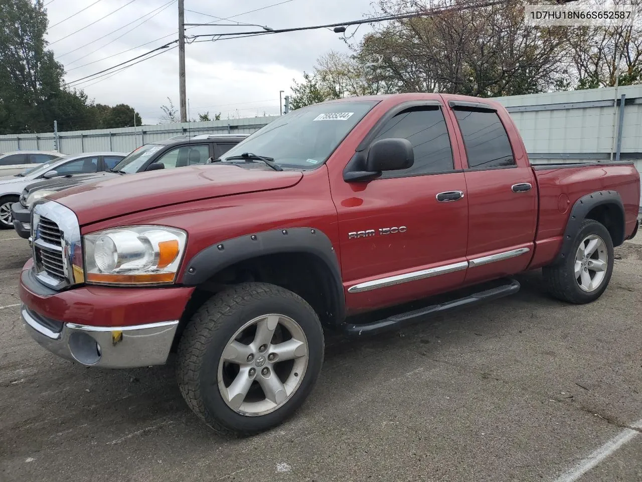 2006 Dodge Ram 1500 St VIN: 1D7HU18N66S652587 Lot: 75935244