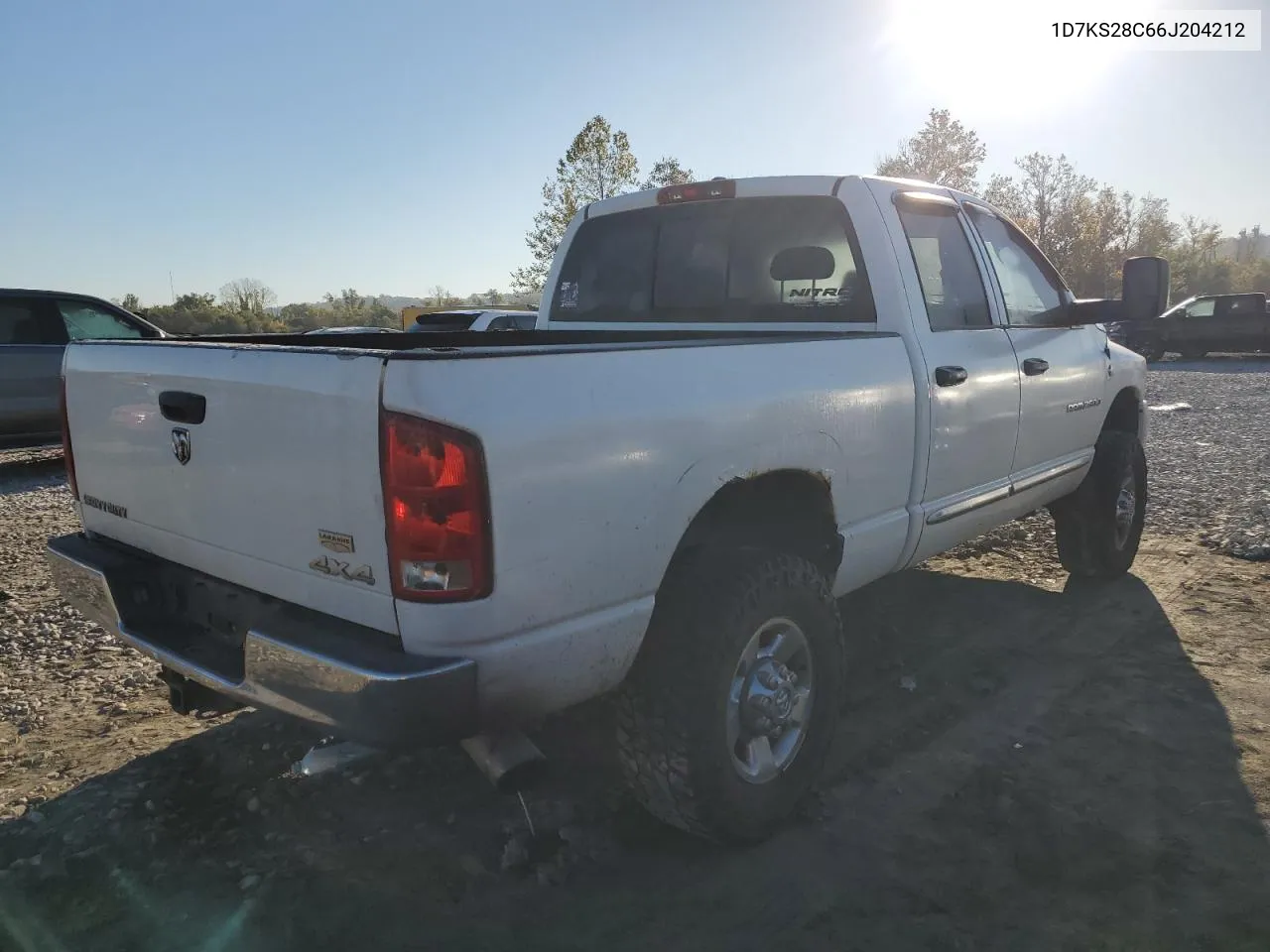 2006 Dodge Ram 2500 St VIN: 1D7KS28C66J204212 Lot: 76018054