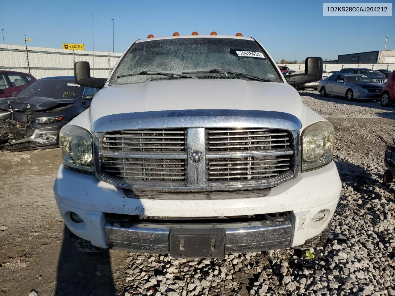 2006 Dodge Ram 2500 St VIN: 1D7KS28C66J204212 Lot: 76018054