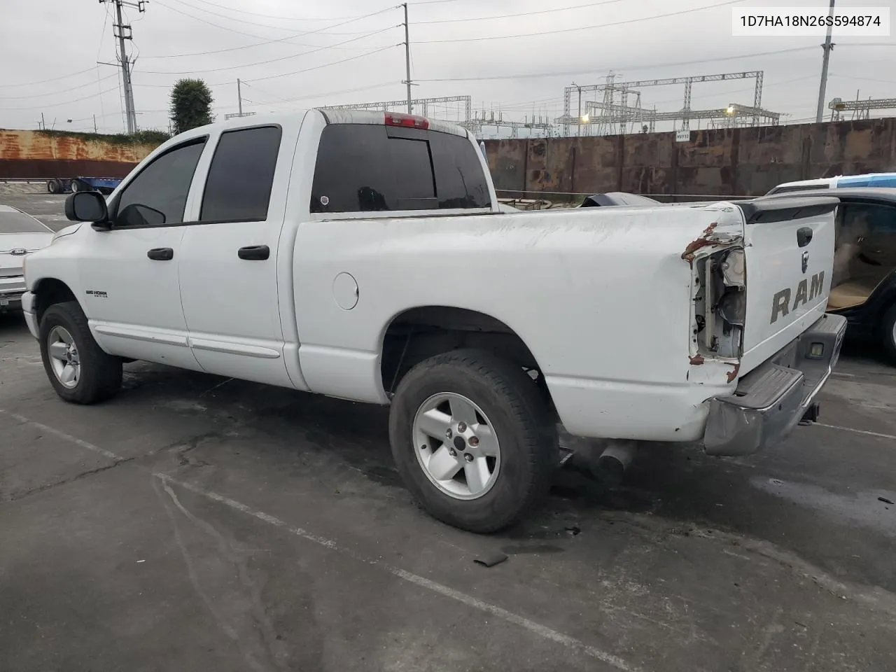 2006 Dodge Ram 1500 St VIN: 1D7HA18N26S594874 Lot: 76115234