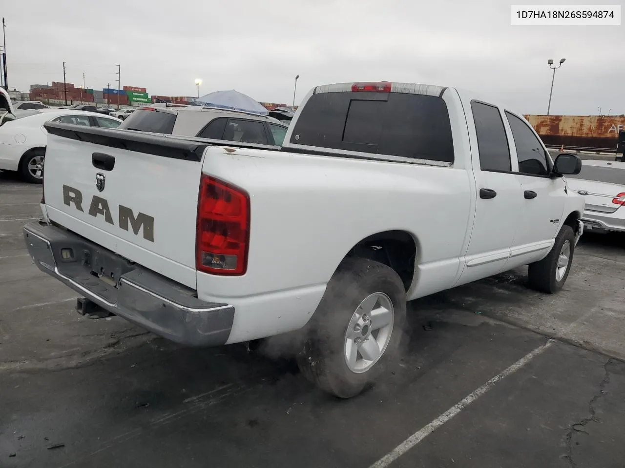 2006 Dodge Ram 1500 St VIN: 1D7HA18N26S594874 Lot: 76115234