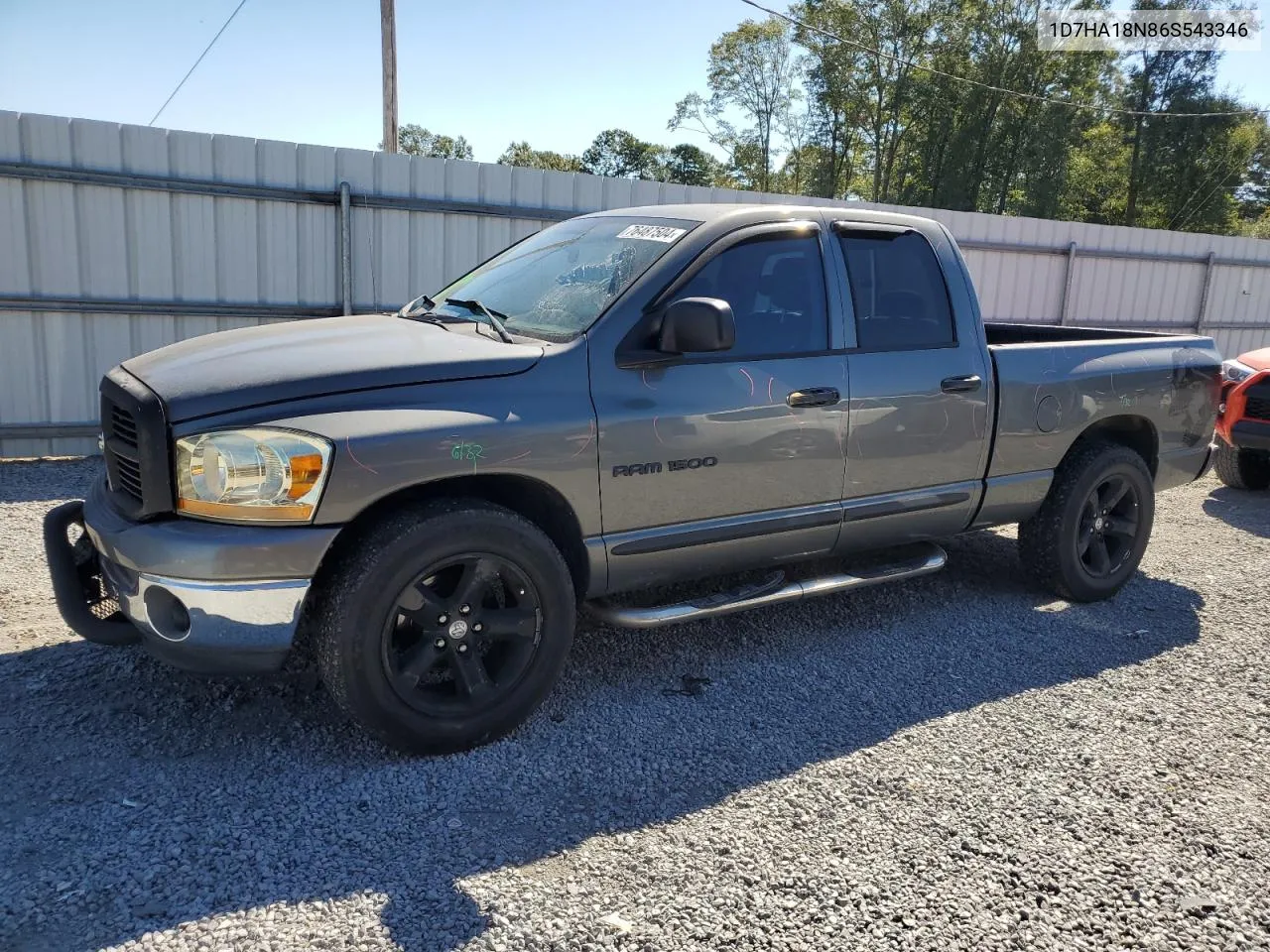 2006 Dodge Ram 1500 St VIN: 1D7HA18N86S543346 Lot: 76487504