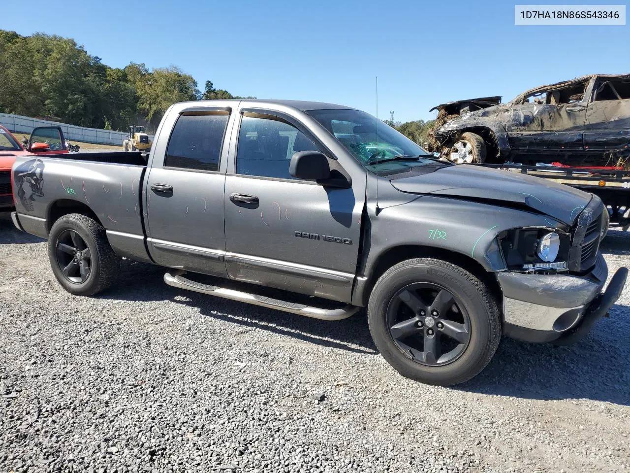 1D7HA18N86S543346 2006 Dodge Ram 1500 St