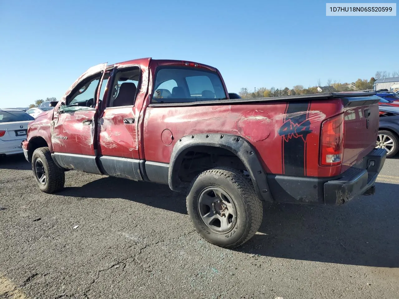 2006 Dodge Ram 1500 St VIN: 1D7HU18N06S520599 Lot: 76597934