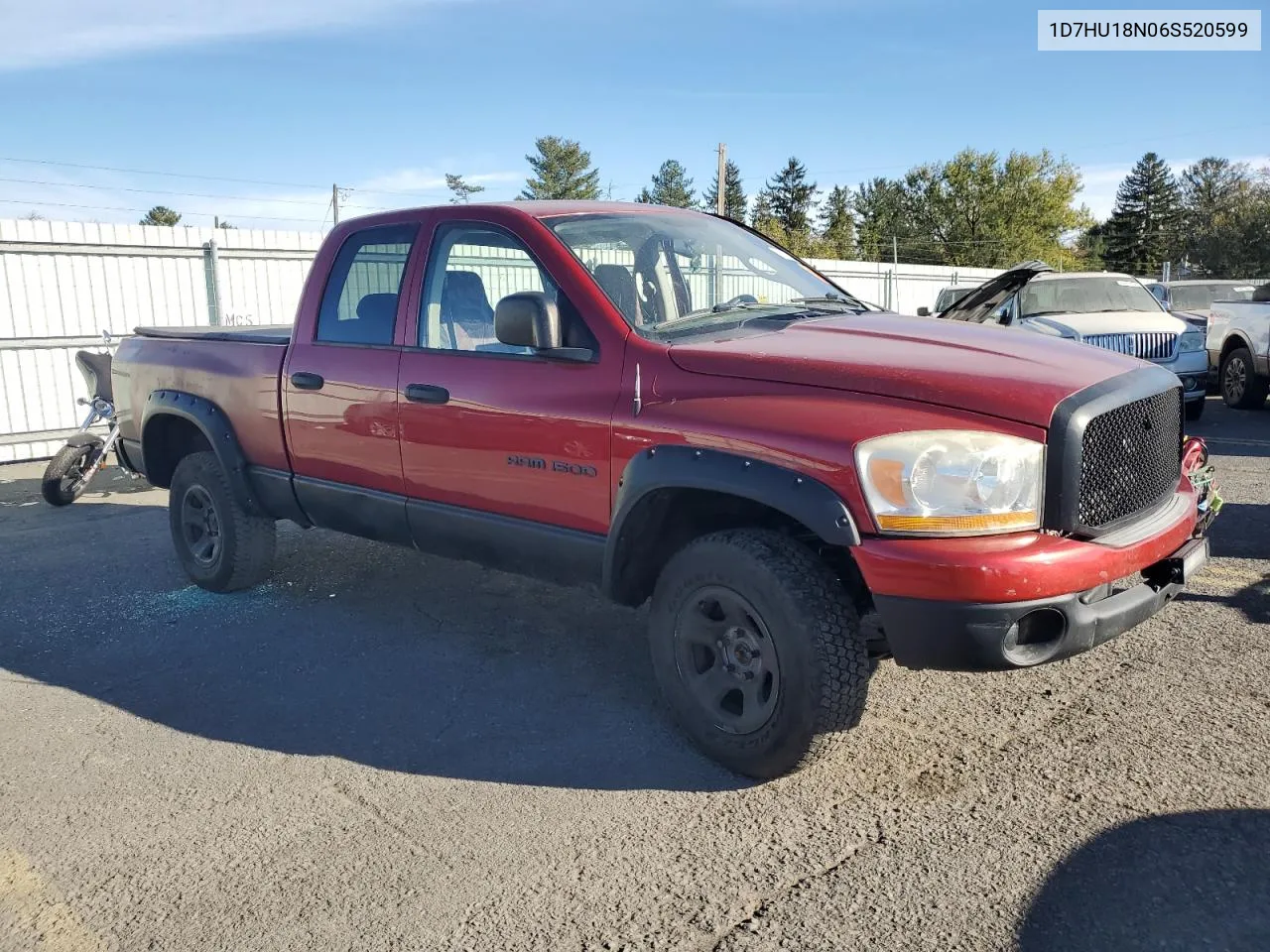 1D7HU18N06S520599 2006 Dodge Ram 1500 St