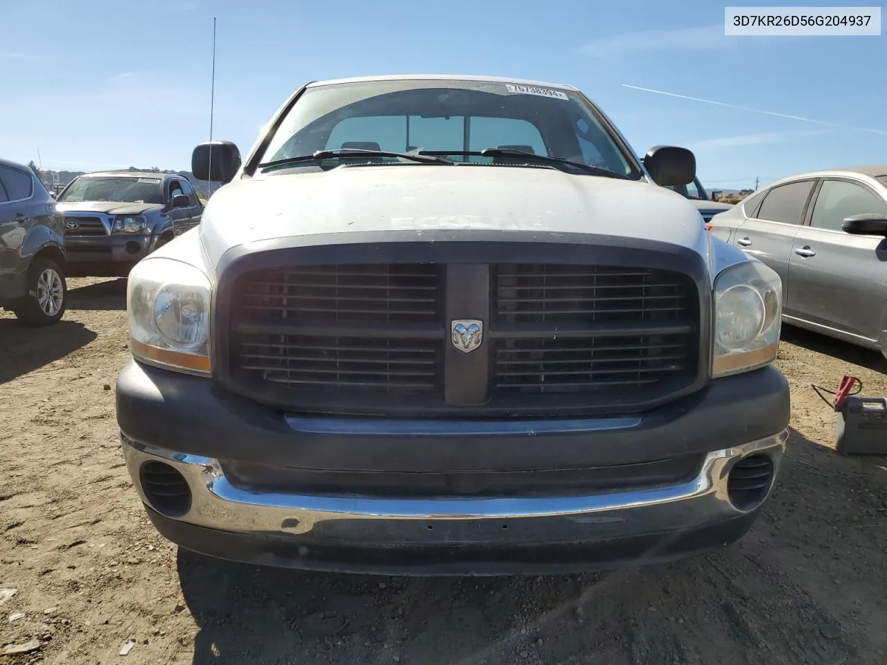 3D7KR26D56G204937 2006 Dodge Ram 2500 St