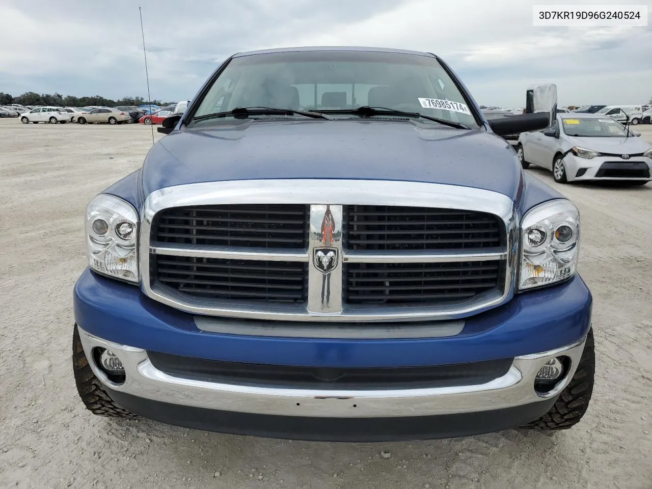 2006 Dodge Ram 1500 VIN: 3D7KR19D96G240524 Lot: 76985174