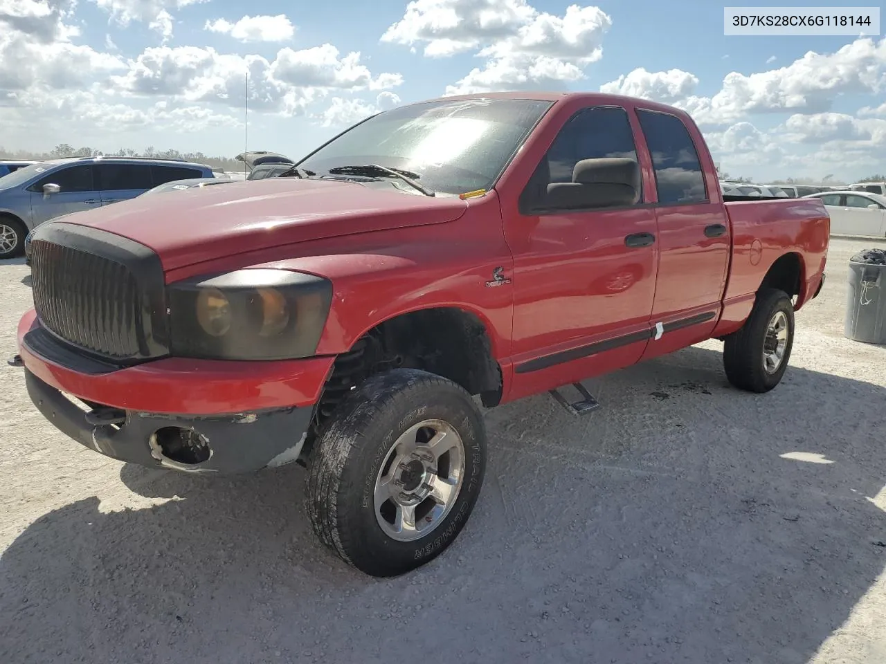 2006 Dodge Ram 2500 St VIN: 3D7KS28CX6G118144 Lot: 77176354