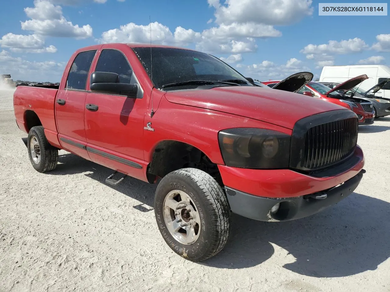 2006 Dodge Ram 2500 St VIN: 3D7KS28CX6G118144 Lot: 77176354